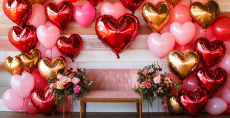 heart shape balloons