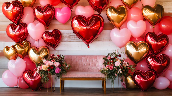heart shape balloons