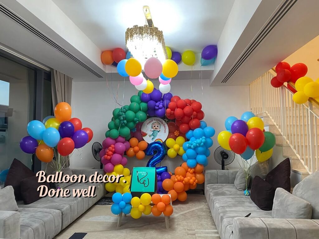 balloon decor dubai