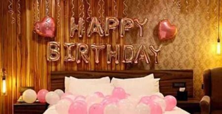 birthday balloon decoration