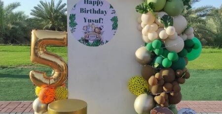 birthday balloon decoration