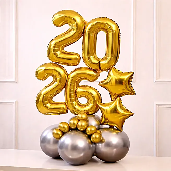 New Years Balloon Decoration